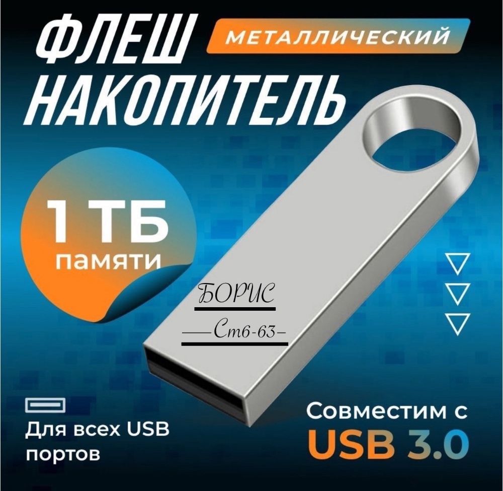 USB-флеш-накопитель USBDevices 1 ТБ, серебристый купить в Интернет-магазине Садовод База - цена 250 руб Садовод интернет-каталог
